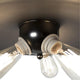 Traditional Adeline Hanging Light Ebony Chandelier