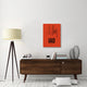 "IAD Washington Airport Orange" Fine Art Print
