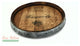 Wine Barrel Lazy Susan Burgandy