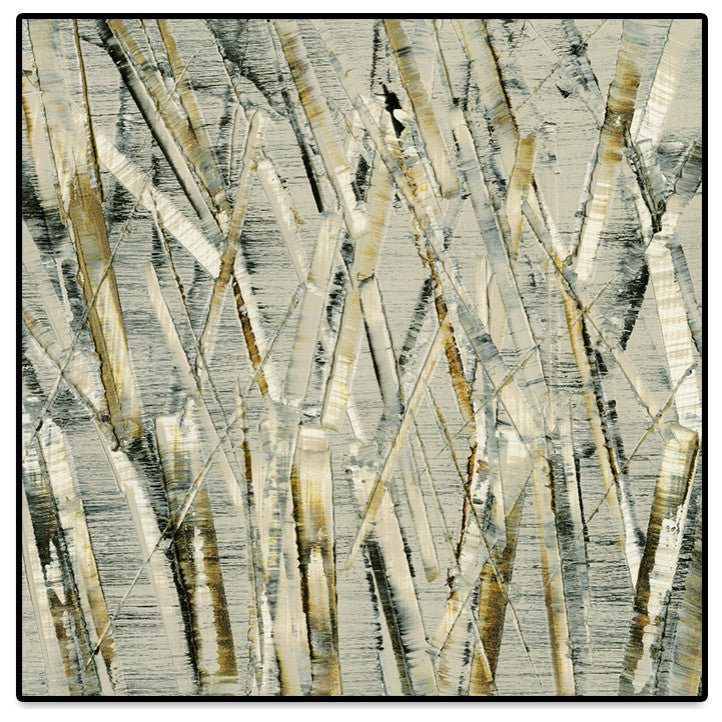 "Birches V" Oversized Framed Canvas, 45" x 45"