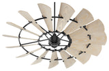 Quorum 197215-69 72"Patio Fan, Black Finish