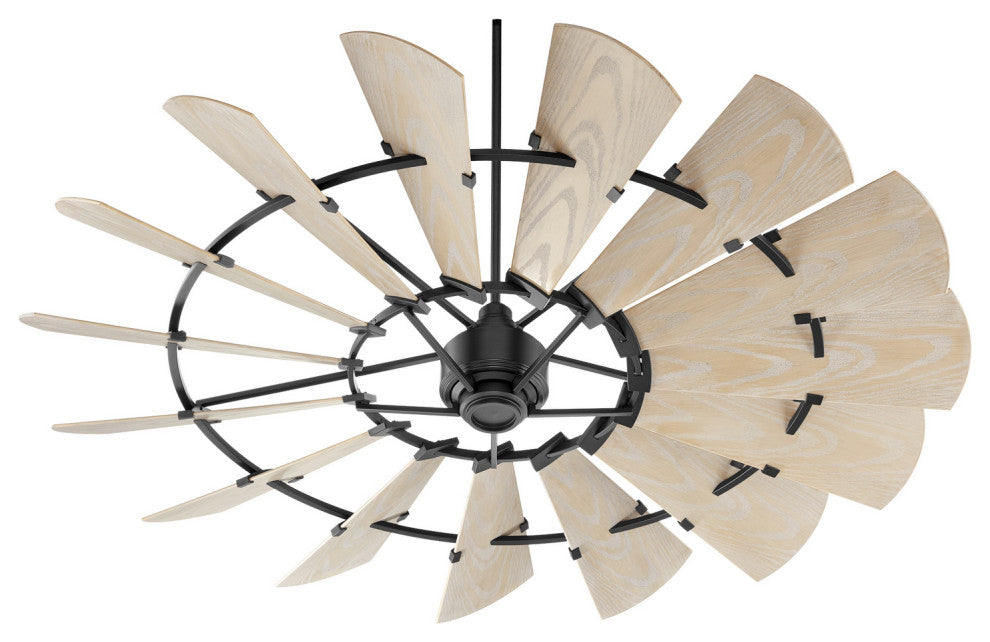 Quorum 197215-69 72"Patio Fan, Black Finish