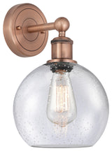 Athens 1-Light 8" Sconce, Antique Copper, Seedy