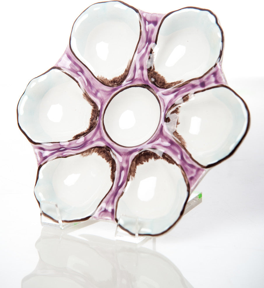 Oyster Plate, Lavender