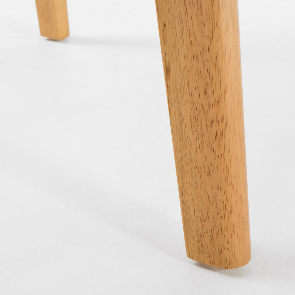 GDF Studio Madeline Natural Finish Wood Bar Dining Table, Oak