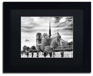Philippe Hugonnard 'Notre Dame Cathedral Paris' Matted Framed Art, 11x14