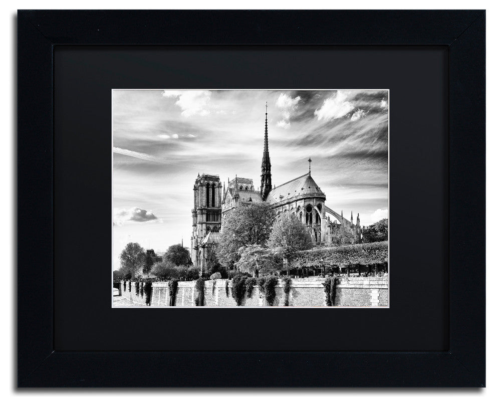 Philippe Hugonnard 'Notre Dame Cathedral Paris' Matted Framed Art, 11x14
