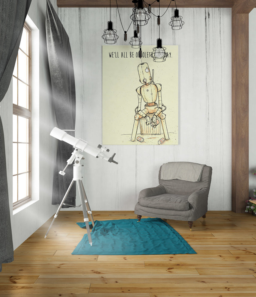 Epic Graffiti "Obsolete" Giclee Canvas Wall Art, 26"x34"