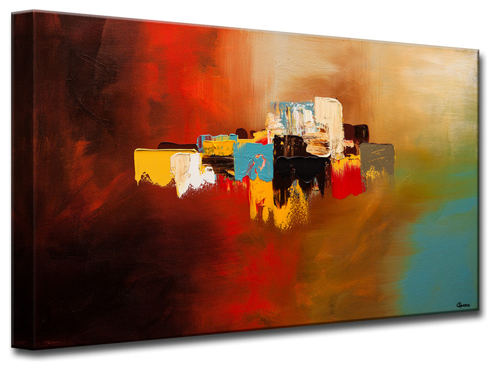 Du-Soleil'' Canvas by Cguedez, 24"x48"