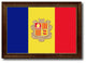Andorra Country Flag Canvas Print, 21"x30"