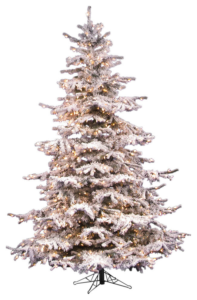 6.5' X 50" Flocked Sierra Fir Tree 943T