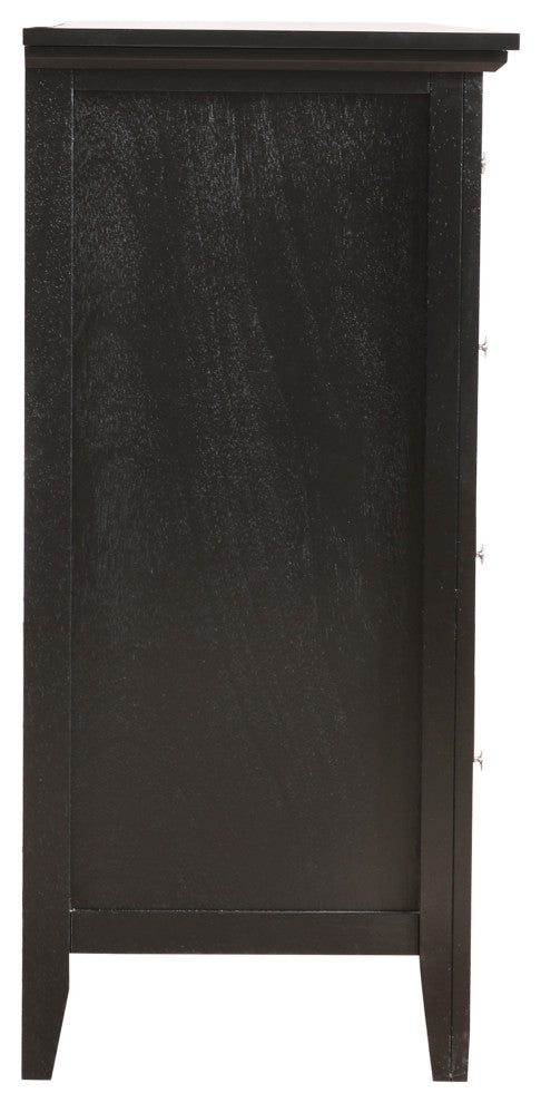 Simeon 8-Drawer Dresser, Black