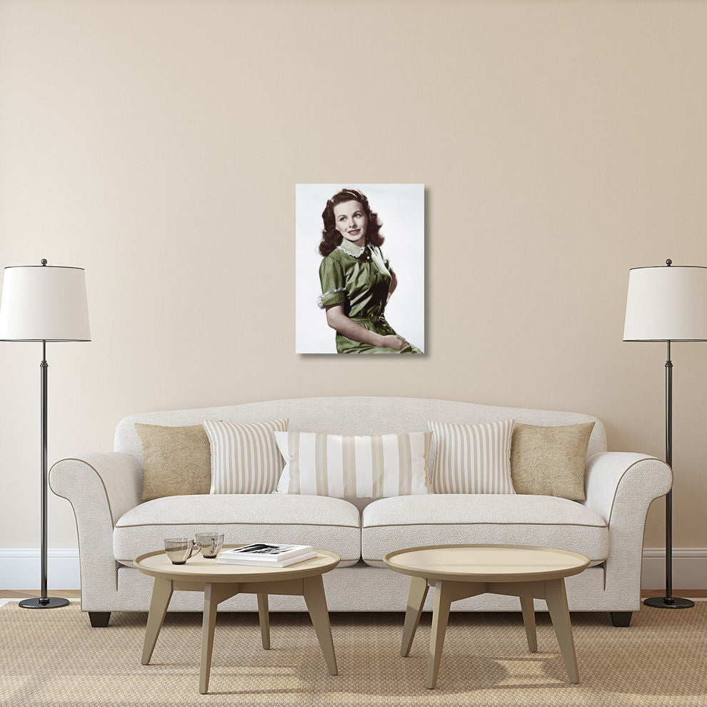 "Jeanne Crain" Stretched Canvas Giclee by Hollywood Photo Archive, 27x36"