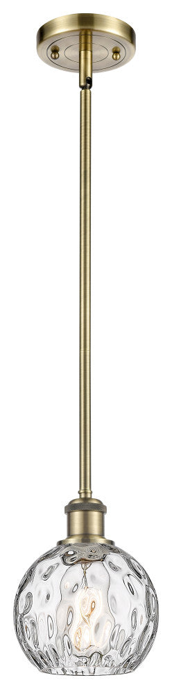 Innovations 516-1S-AB-G1215-6-LED 1-Light Mini Pendant, Antique Brass