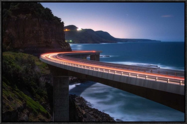 "To The Light" Framed Canvas Giclee by Joshua Zhang, 31x20"