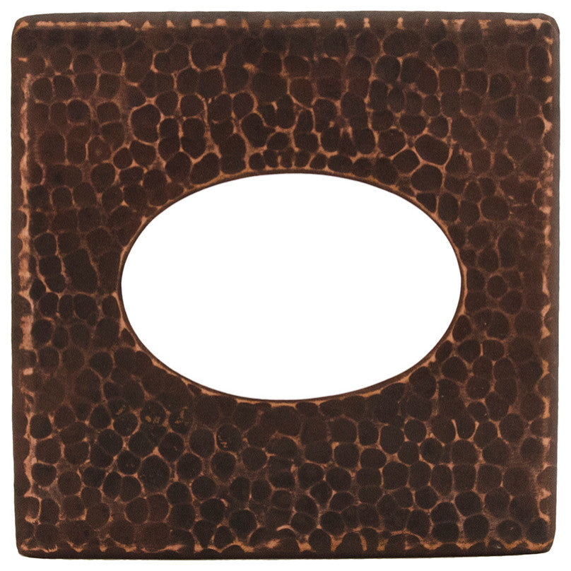 Small Hand Hammered Copper Tissue Box Cover
