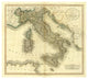 "Italy, 1799" Digital Paper Print by John Cary, 46"x42"