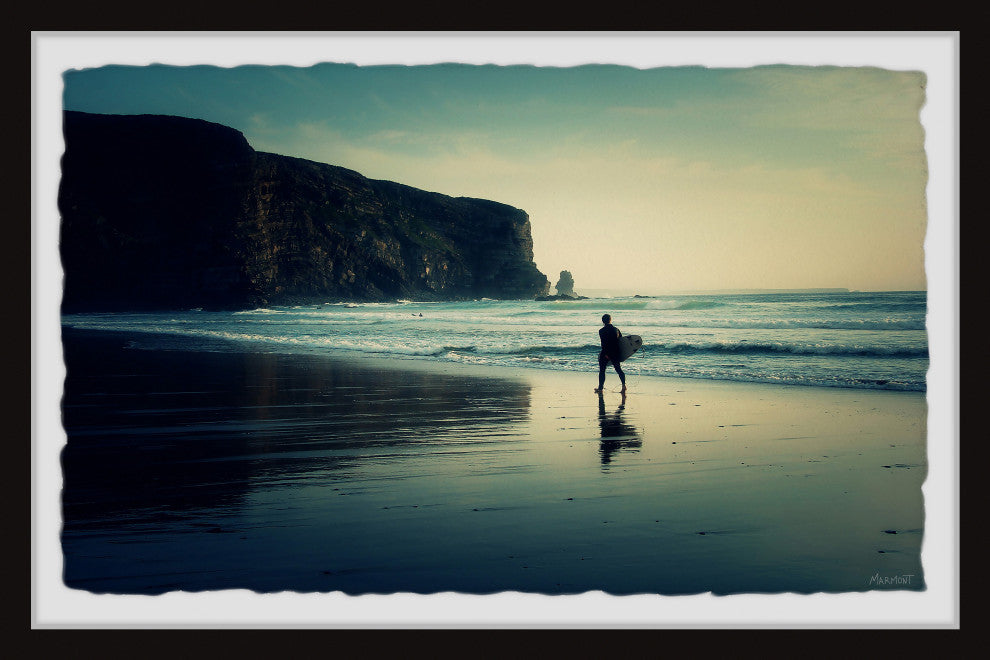 "Surf It Out" Framed Painting Print, 24x16