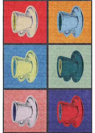 Addison Premium Washable Mayfield AMF165 Multi 9' x 12' Rug