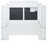 Palm Gate Queen Upholstered Bed, Cloud White