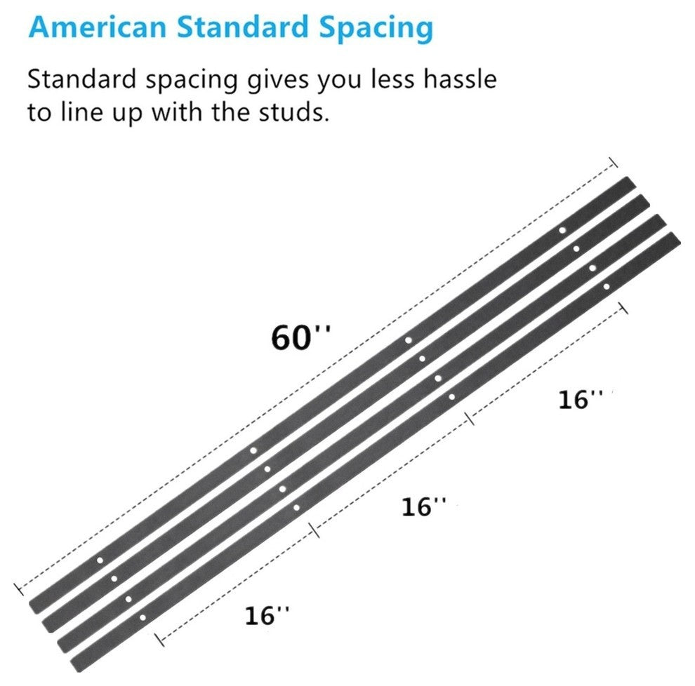 Sliding Barn Door Hardware, U Bracket Bypass, Classic Design, 10'