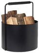 Ashi Firewood Basket Black Handle
