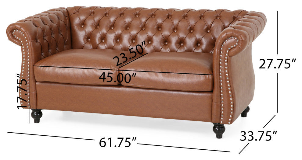 Jakob Chesterfield 2 Piece Living Room Set