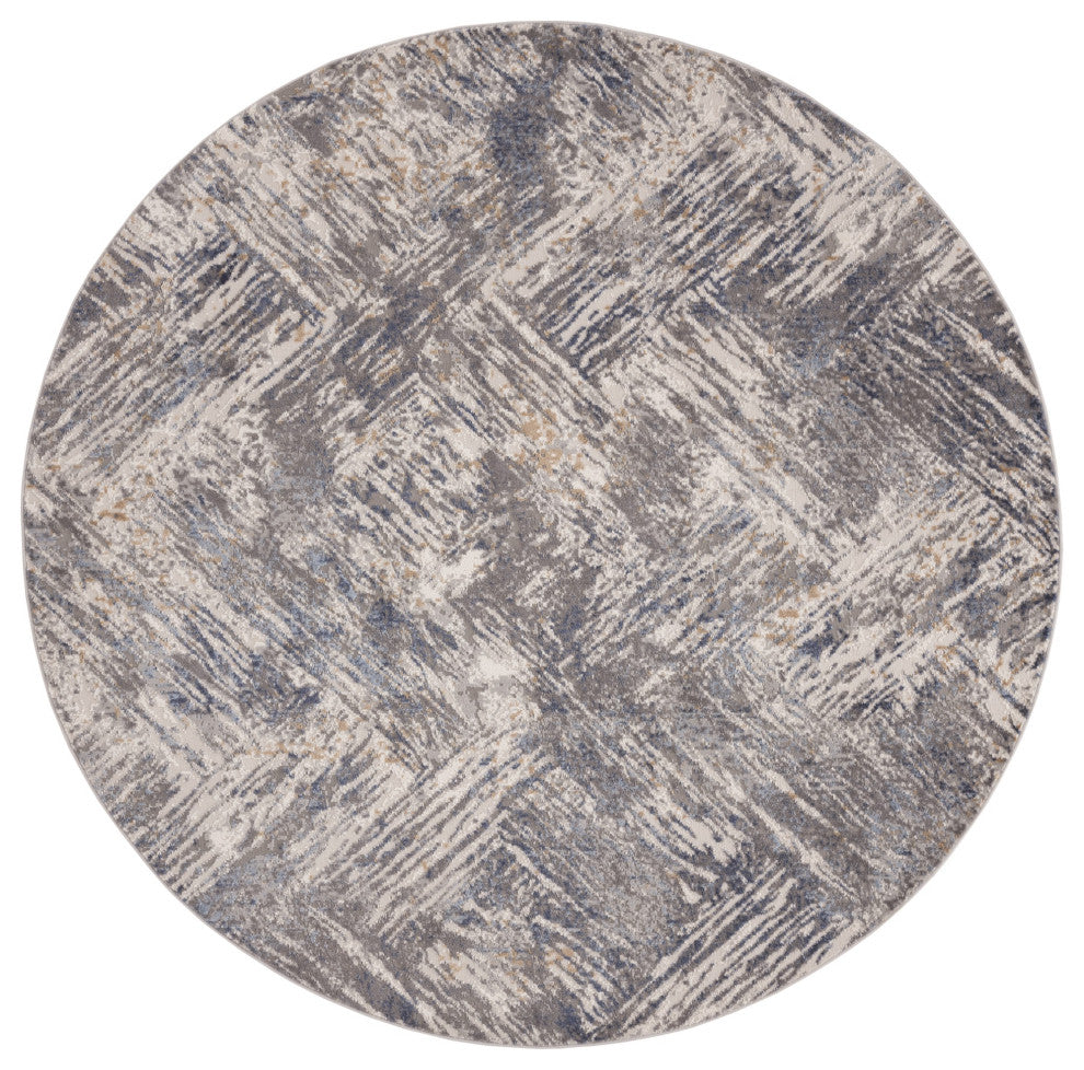 United Weavers Austin Archer Blue Round Rug 7'10" Round