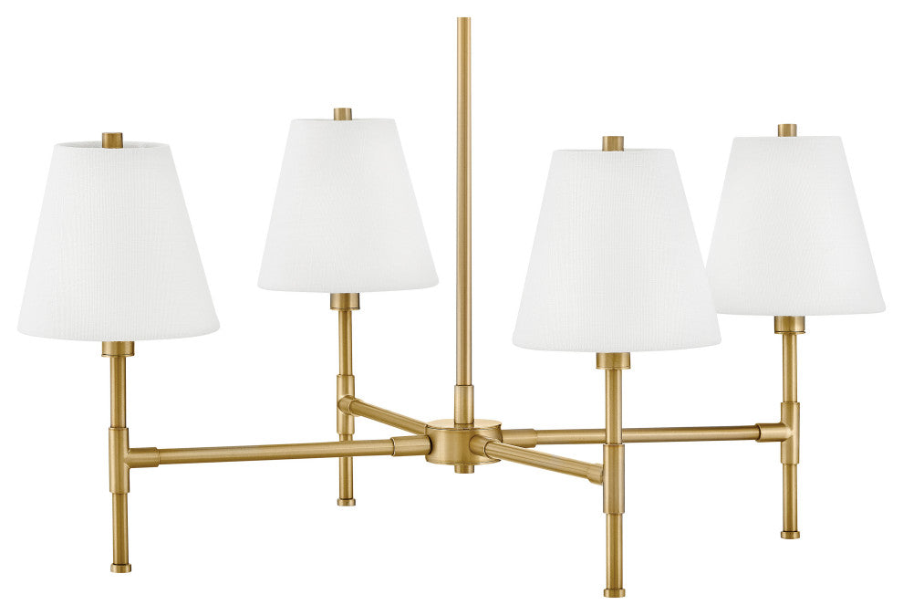 Lark Beale Medium Single Tier, Lacquered Brass