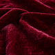 Stella Faux Silk Velvet Bedspread Set, 3PC, Garnet Red, King