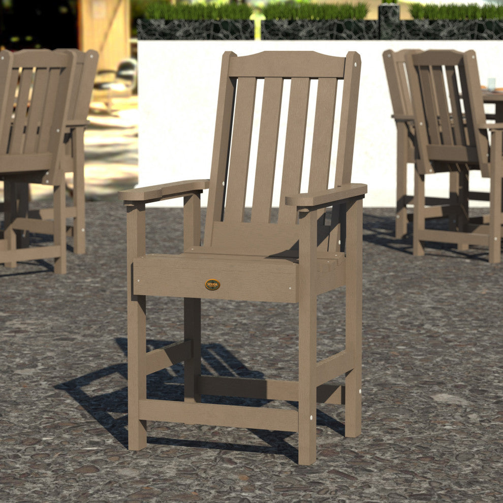 Springville Arm Chair, Counter Height, Woodland Brown