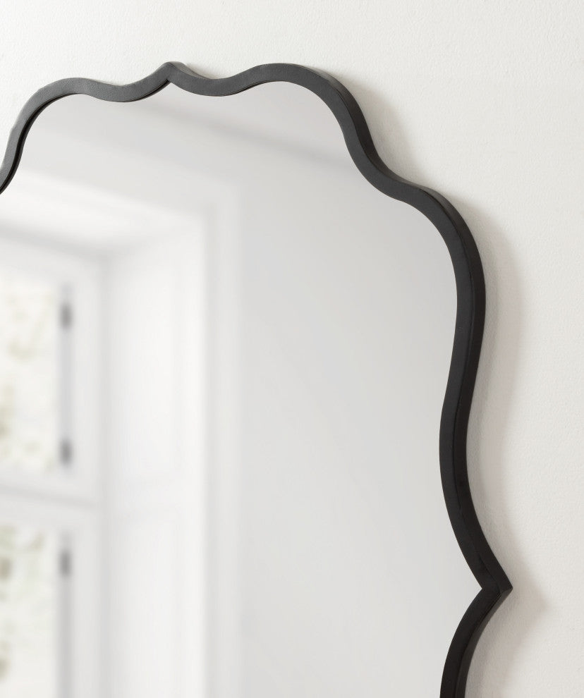 Higby Framed Wall Mirror, Black 24x31