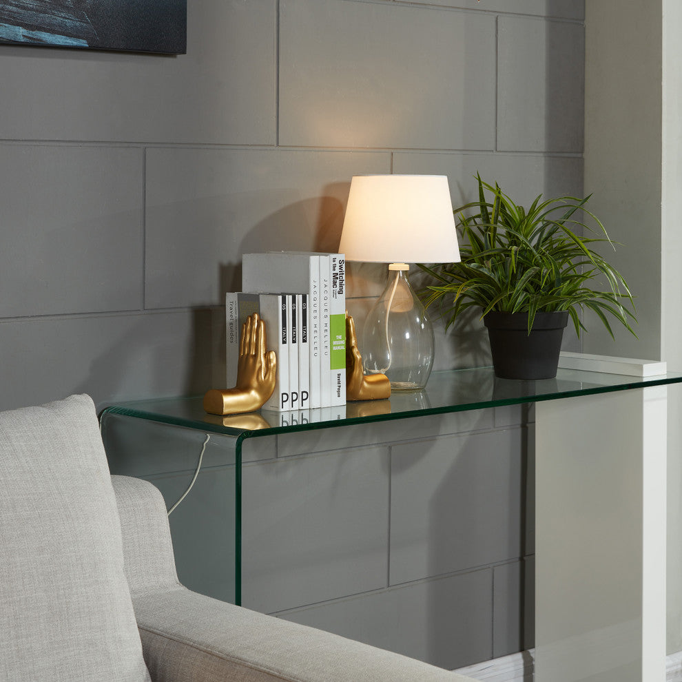 Danya B 2-Piece "Hands" Bookend Set, Gold