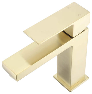 Fine Fixtures Modern Single Hole Bathroom Sink Faucet with Pop-up Drain