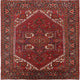 Ahgly Company Indoor Square Mid-Century Modern Area Rugs, 5' Square