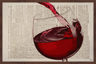 "Pinot Noir" Framed Painting Print, 24"x16"