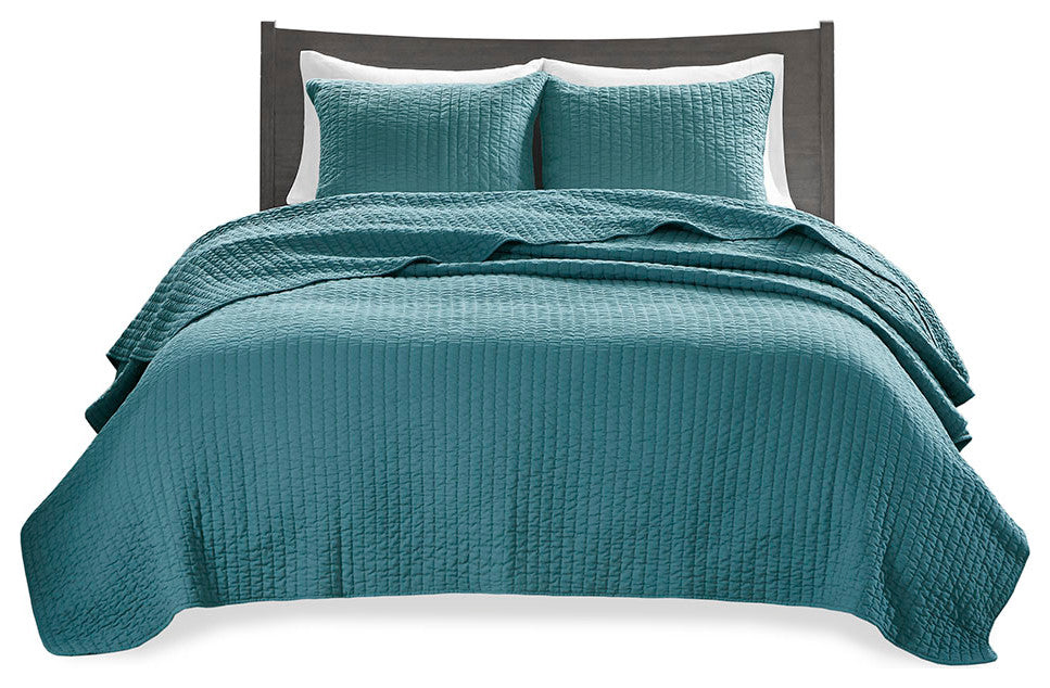 Madison Park Keaton 3 Piece Quilt Set