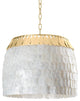 Coralie 4-Light Chandelier, Vintage Gold Leaf
