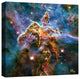 Epic Graffiti "Mystic Mountain" Hubble Space Telescope Giclee Canvas, 12"x12"