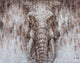 "An Elephant's Tusk Hand Painted" Canvas Artwork, 48"x36"