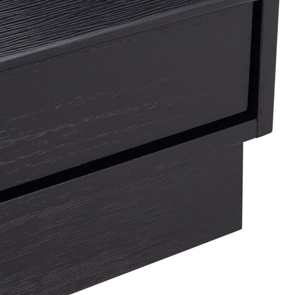 Safavieh Couture Deirdra 6 Drawer Wood Dresser Black