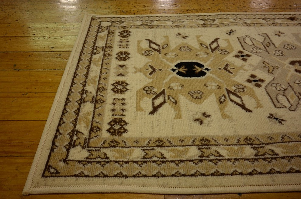 Unique Loom Ivory Oasis Taftan 2' 2 x 3' 0 Area Rug