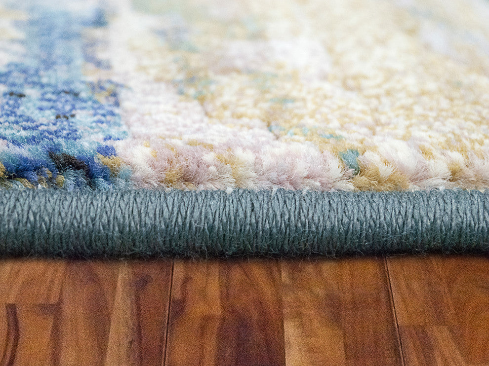 Eclipse 79138-6191 Area Rug, Blue And Gray, 2'x3'11"