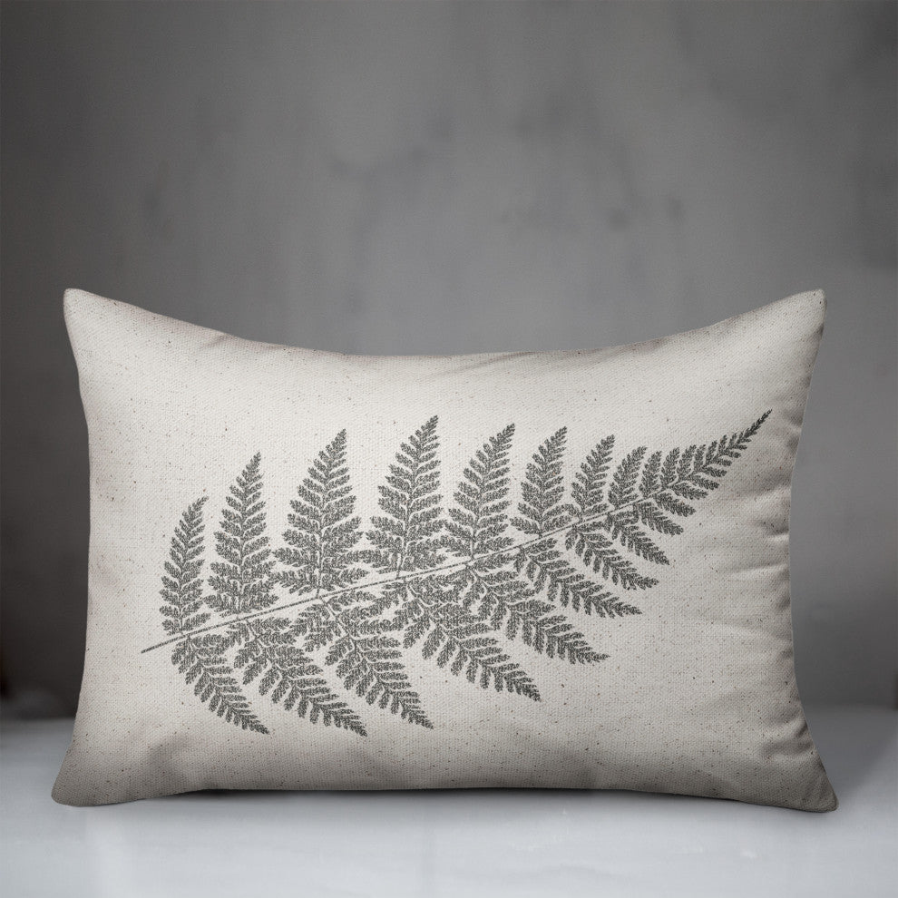 Neutral Fern 14x20 Spun Poly Pillow