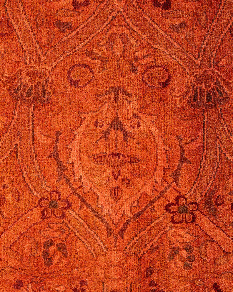 Fine Vibrance, One-of-a-Kind Hand-Knotted Area Rug Pink, 8'1"x8'1"