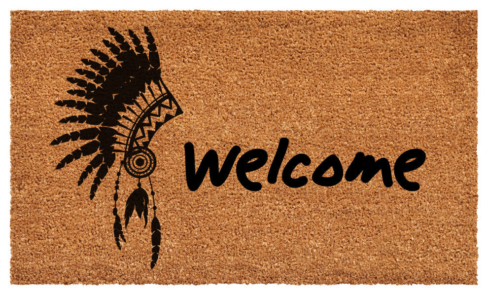 Calloway Mills Indian Bonnet Doormat, 24" X 36"