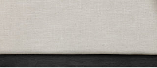 Alfie Linen Textured Fabric Upholstered Bed, Beige, Full