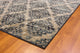 Melody Ivory and Blue Rug, 3'11"x5'3"
