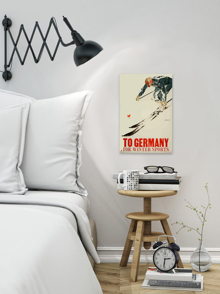 "To Germany" Painting Print on Wrapped Canvas, 20"x30"