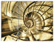 Architectural Detail of Paris in Winter, Abstract Canvas Print, 36x28, 3 Panels